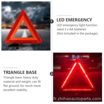 Triangle de présignalisation LED avec CE